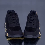 Pantofi Sport Barbati A19 Negru-Auriu Erin