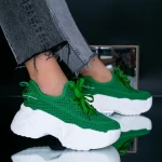 Pantofi Sport Dama cu Platforma WL116 Verde Mei