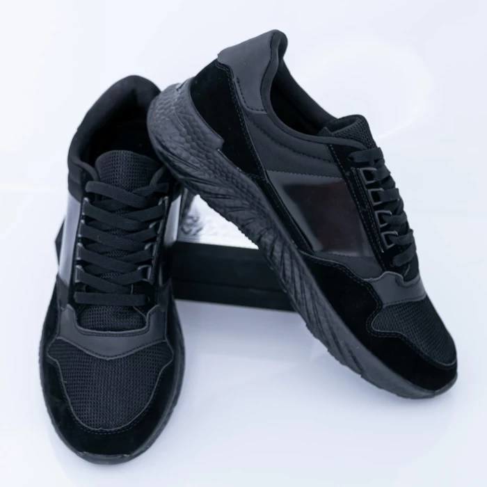 Pantofi Sport Barbati SH112 Negru Fashion
