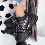 Pantofi Sport Dama cu Platforma 2016 Negru Mei