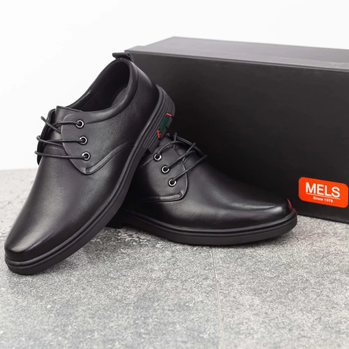 Pantofi Sport Barbati din piele naturala W2200 Negru Mels
