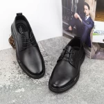 Pantofi Barbati din piele naturala W2301 Negru Mels