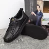 Pantofi Sport Barbati din piele naturala Y130 Negru Franco Gerardo