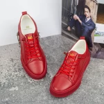 Pantofi Sport Barbati din piele naturala Y130 Rosu Franco Gerardo