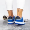 Pantofi Sport Dama 2XJ70 Negru-Albastru Mei