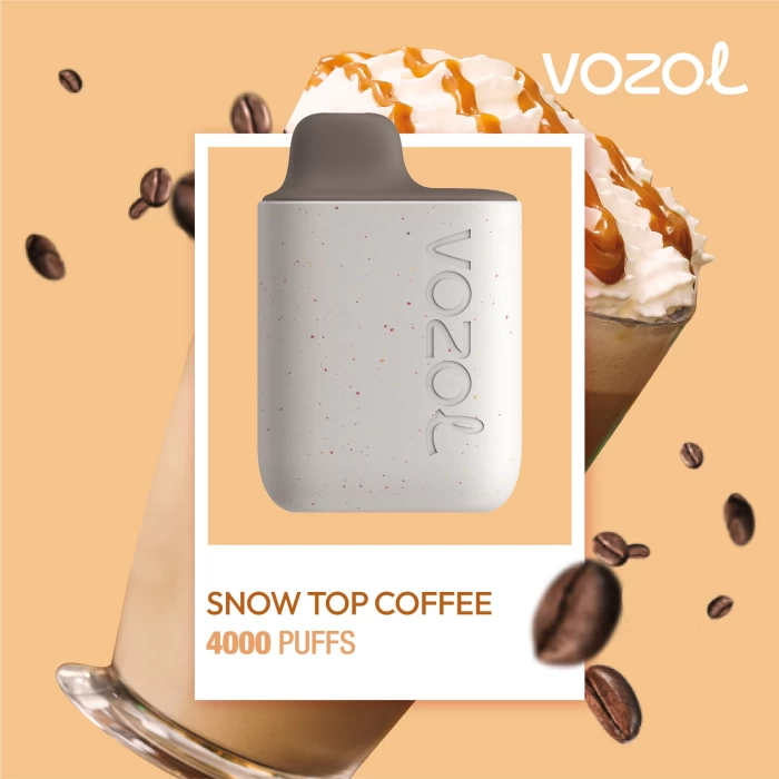 Tigara electronica de unica folosinta STAR4000 SNOW TOP COFFEE VOZOL