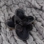 Papuci Dama de Casa WF-2218 Negru » MeiMall.Ro