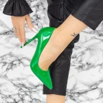 Pantofi Stiletto 2YZ1 Verde » MeiMall.Ro