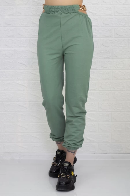 Pantaloni Dama 3010 Verde » MeiMall.Ro