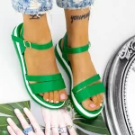 Sandale Dama 2PT10 Verde » MeiMall.Ro