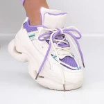 Pantofi Sport Dama cu Platforma 2150 Mov » MeiMall.Ro