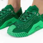 Pantofi Sport Dama 3WL9 Verde » MeiMall.Ro