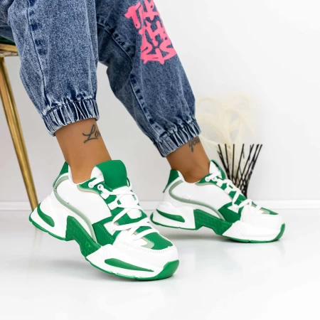 Pantofi Sport Dama 3WL7 Verde » MeiMall.Ro