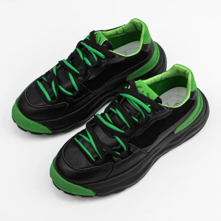 Pantofi Sport Barbati 6636 Verde » MeiMall.Ro