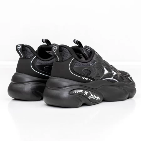 Pantofi Sport Barbati 3J6 Negru » MeiMall.Ro