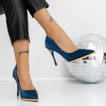 Pantofi Stiletto 3DC27 Albastru » MeiMall.Ro