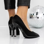 Pantofi Stiletto 3DC50 Negru » MeiMall.Ro