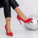 Pantofi Stiletto 3DC50 Rosu » MeiMall.Ro