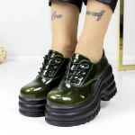 Pantofi Casual Dama 3WL168 Verde » MeiMall.Ro