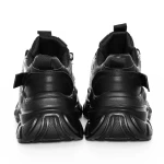 Pantofi Sport Dama cu Platforma 3WL150 Negru » MeiMall.Ro