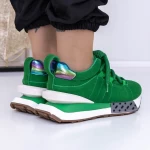 Pantofi Sport Dama 3SZ22 Verde » MeiMall.Ro