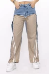 Pantaloni Dama 1938 Bej-Albastru Kikiriki