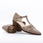 Sandale Dama cu Toc gros K6052-8130 Roz » MeiMall.Ro