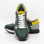 Pantofi Sport Barbati CLEEF002 Verde-Gri » MeiMall.Ro