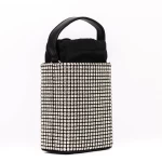 Geanta de mana A01 Negru-Argintiu » MeiMall.Ro