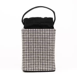 Geanta de mana A01 Negru-Argintiu » MeiMall.Ro
