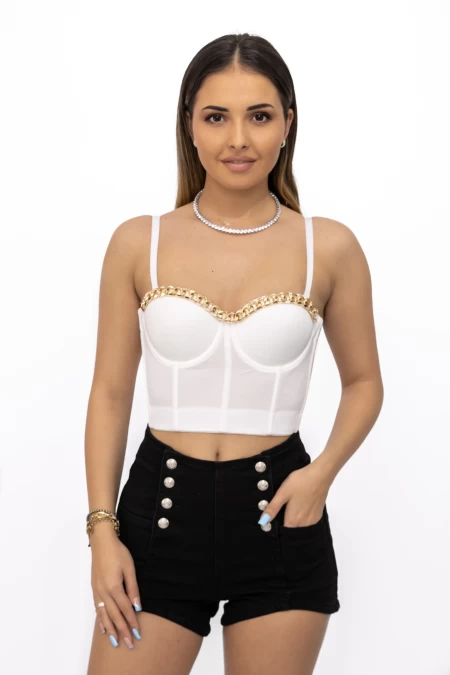 Top Dama 8052 Alb » MeiMall.Ro