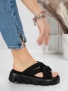 Papuci Dama cu Platforma 2HXS3 BLACK | MEI