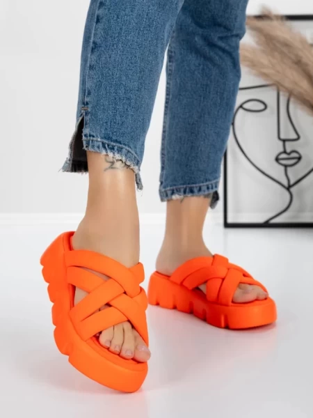 Papuci Dama 2HXS3 ORANGE | MEI