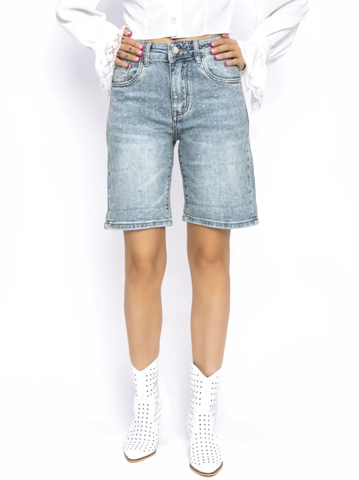 Blugi Scurti Dama RF125 ALBASTRU | MINA