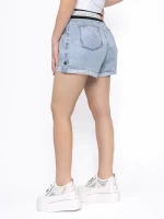 Blugi Scurti Dama TR655 ALBASTRU | KIKIRIKI