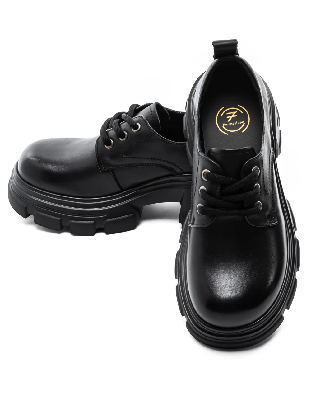 Pantofi Casual Dama din piele naturala KM1607 Negru | Formazione