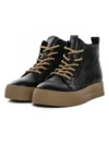 Ghete Dama din piele naturala 98883 BLACK | ADVANCER