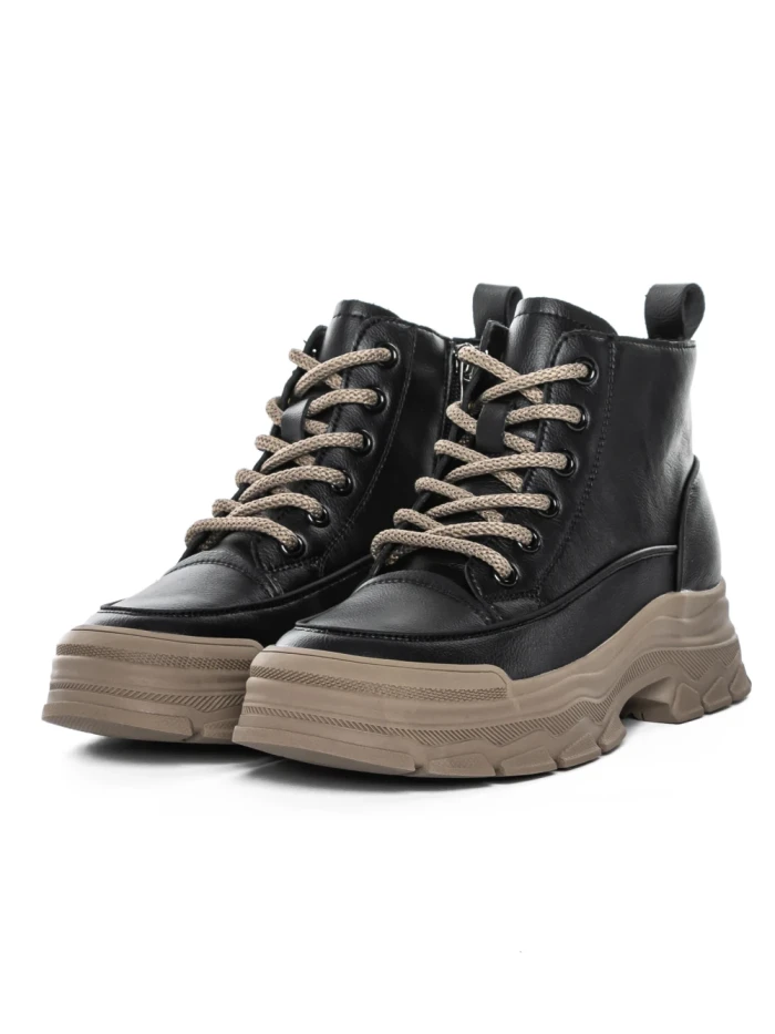 Ghete Dama din piele naturala 6575-8 BLACK | ADVANCER