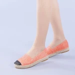 Espadrile dama Cristiana portocalii