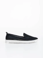 Espadrile dama negre din piele ecologica Luisa