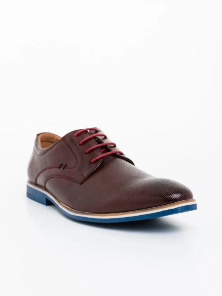 Pantofi barbati grena din piele ecologica Roland