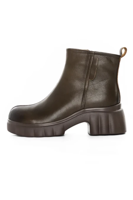 Ghete Dama din piele naturala 82620 KHAKI | ADVANCER