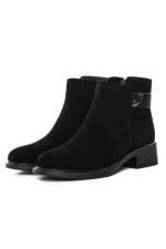 Ghete Dama din piele naturala R52131-35 BLACK | ADVANCER