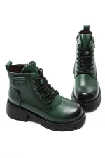 Ghete Dama din piele naturala 8099 GREEN | ADVANCER