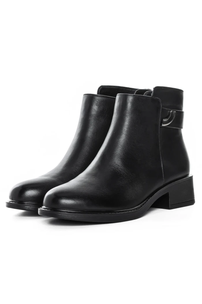 Ghete Dama din piele naturala 52131-35 BLACK | ADVANCER