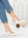 Pantofi Stiletto 5DC26 BEIGE | MEI