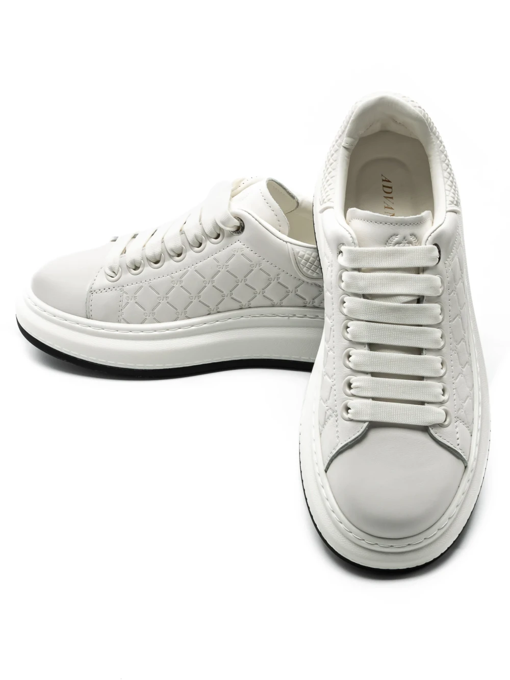 Pantofi Sport Barbati din piele naturala 5301 Alb | Advancer