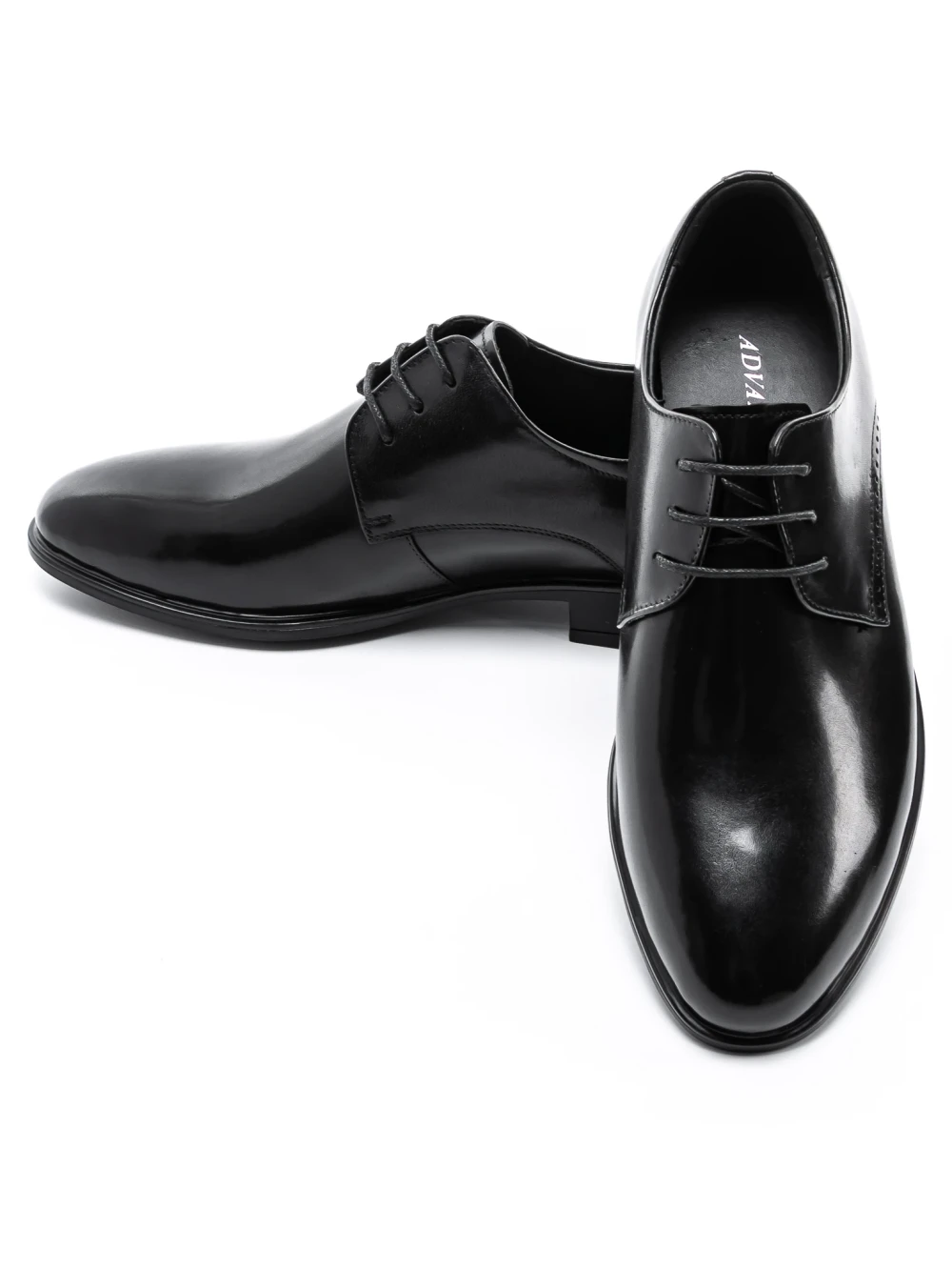 Pantofi Barbati din piele naturala F066-020 Negru | Advancer