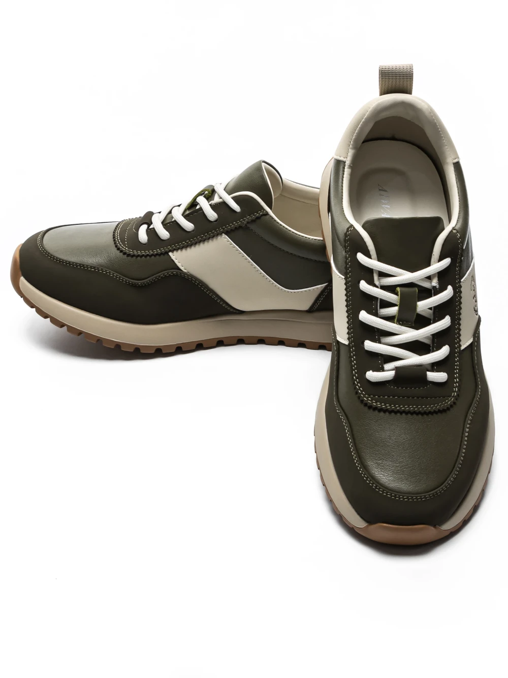 Pantofi Sport Barbati din piele naturala 5309 Verde | Advancer