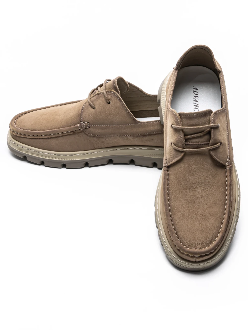 Pantofi Casual Barbati din piele naturala 8099 Piersica | Advancer